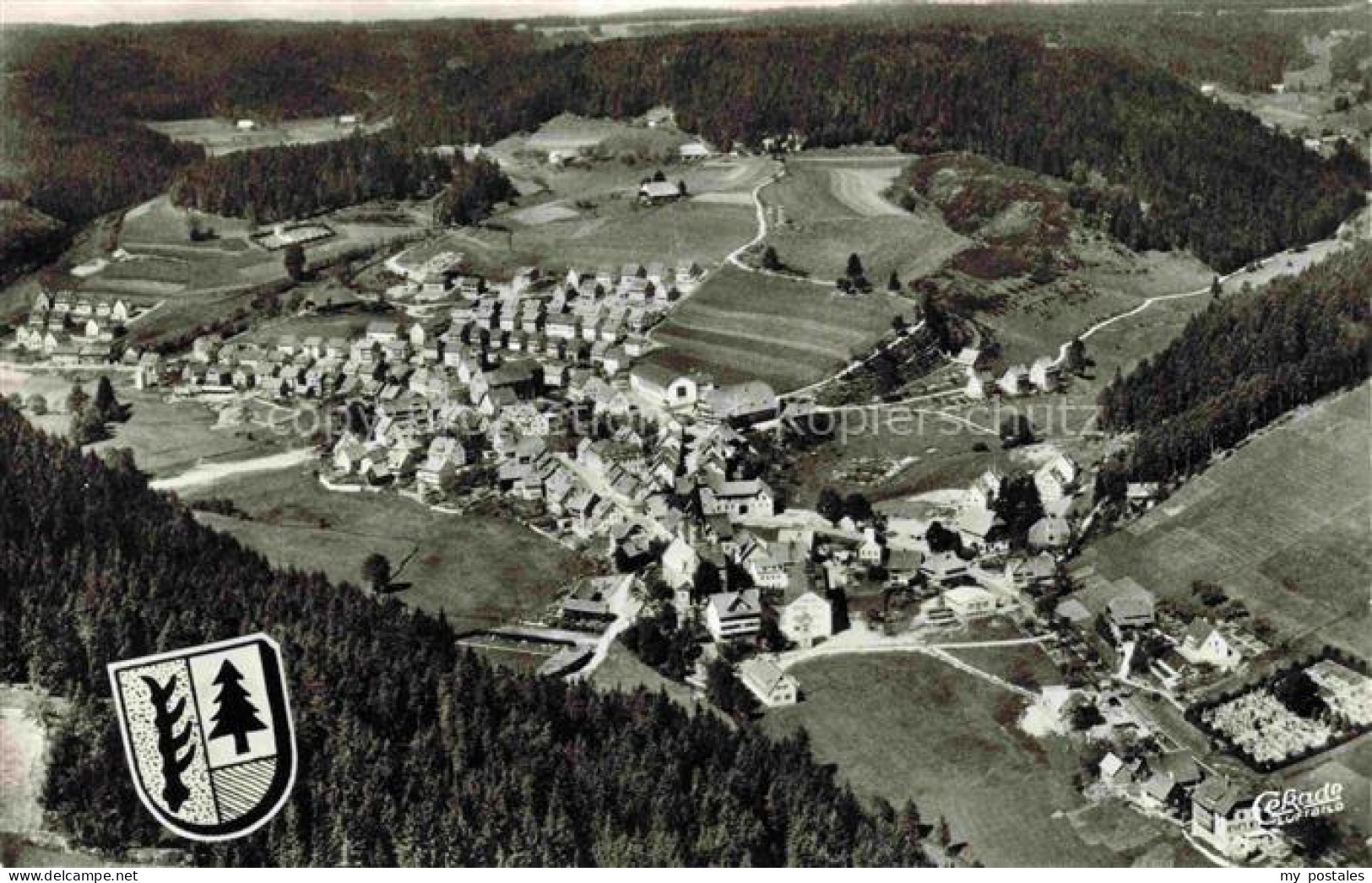 Tennenbronn Schramberg BW Fliegeraufnahme
