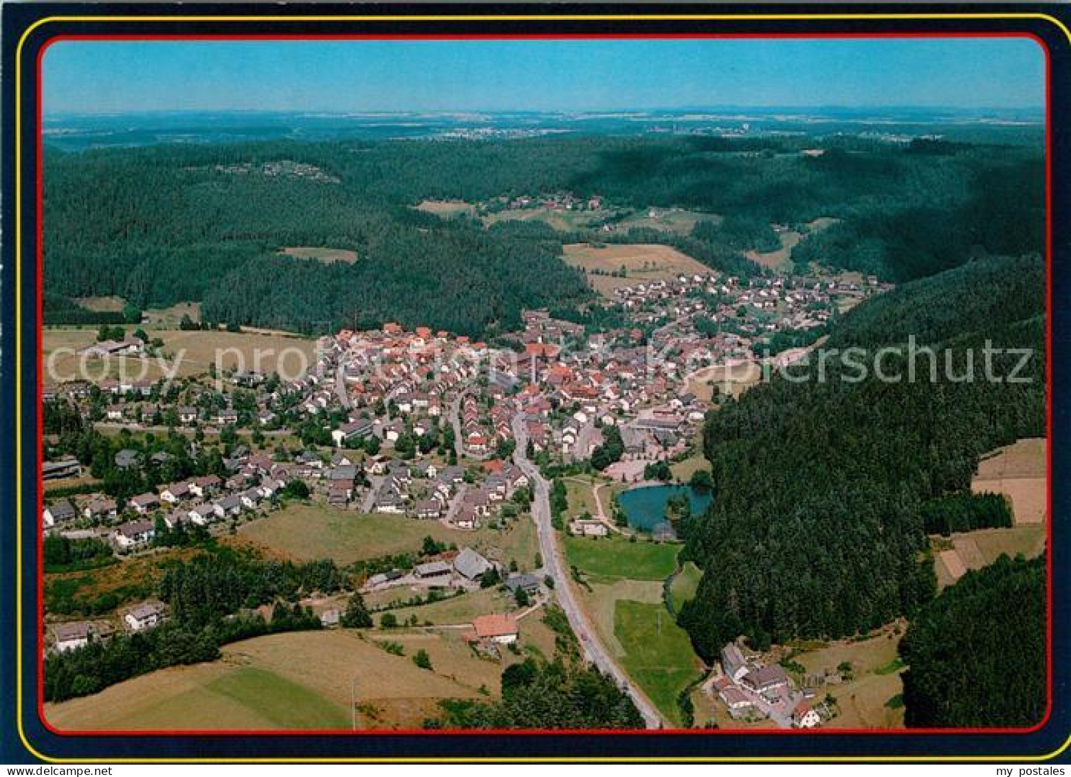 Tennenbronn Schramberg BW Fliegeraufnahme