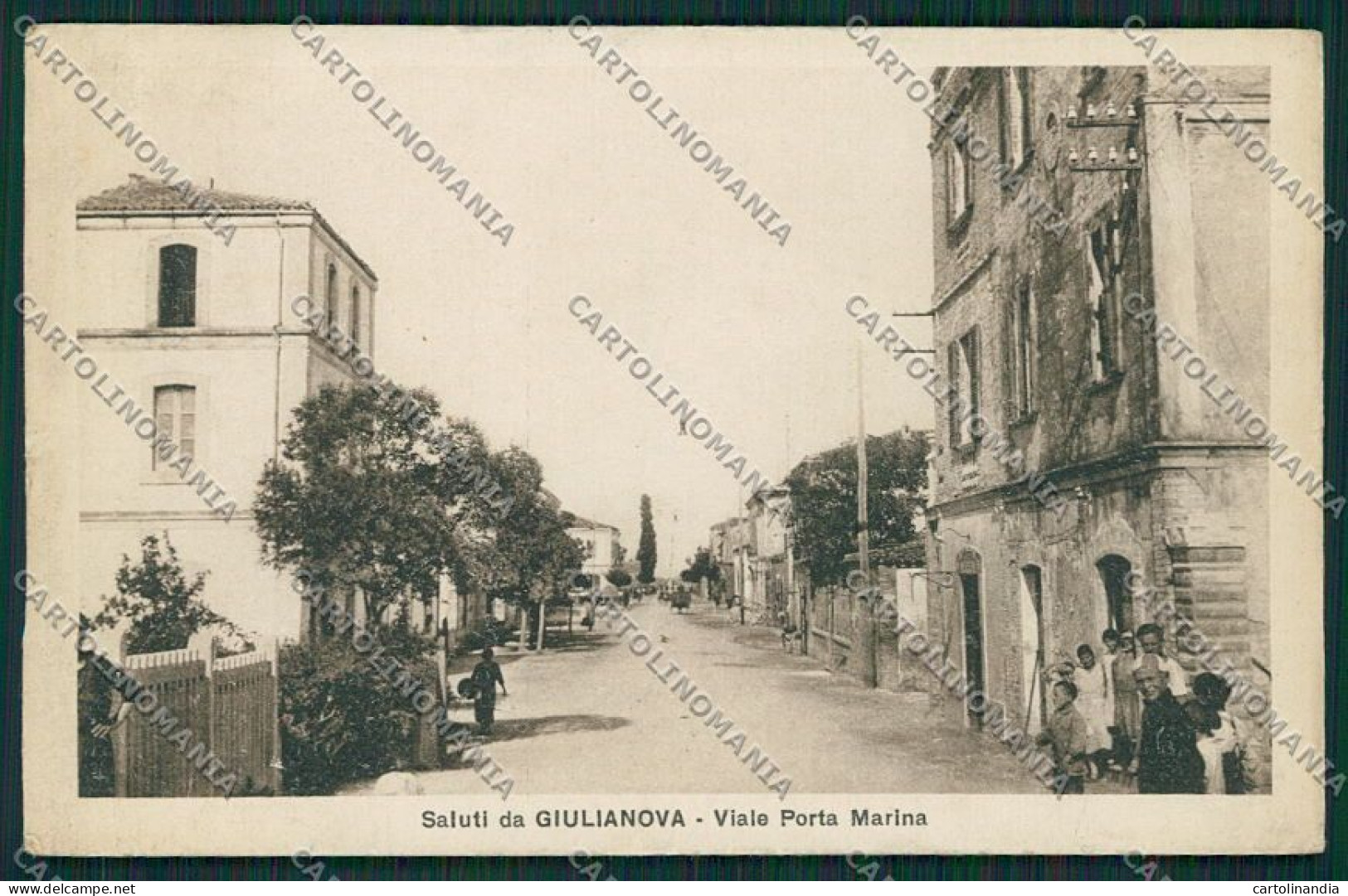 Teramo Giulianova cartolina EE4871