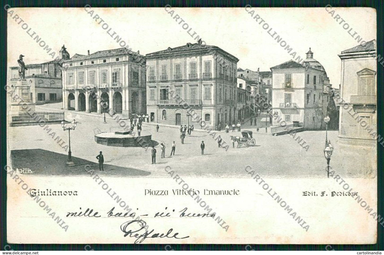 Teramo Giulianova cartolina QQ4299