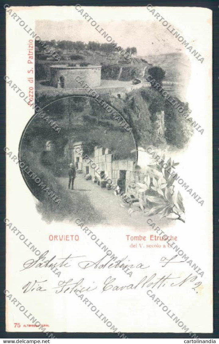 Terni Orvieto cartolina MQ1610