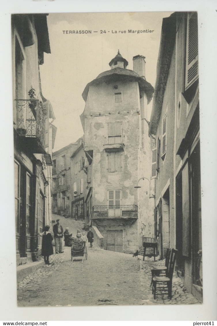 TERRASSON - La rue Margontier