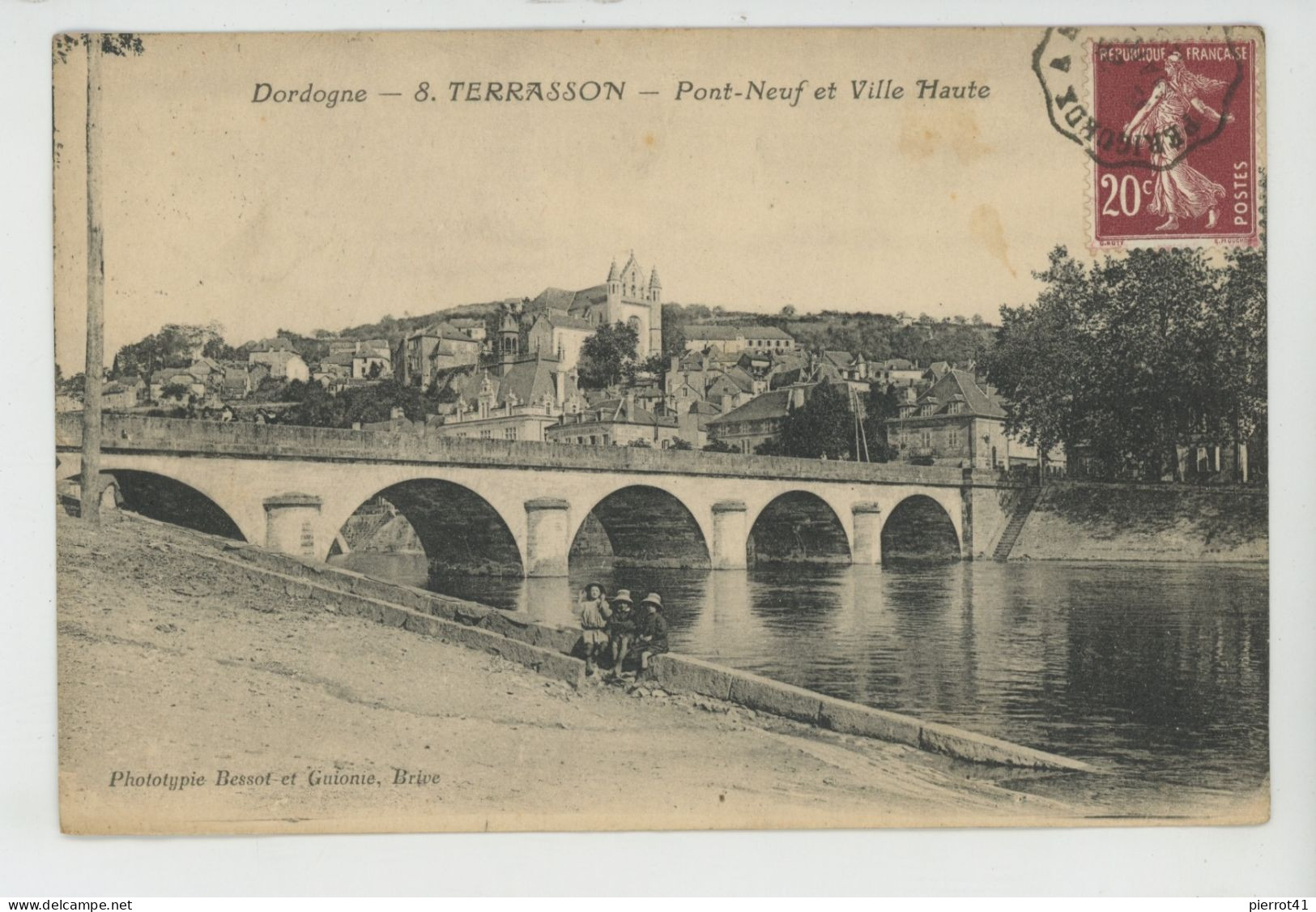 TERRASSON LA VILLEDIEU - Pont Neuf et Ville Haute