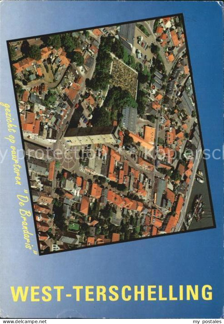 Terschelling Vuurtoren De Brandaris West Terschelling Fliegeraufnahme