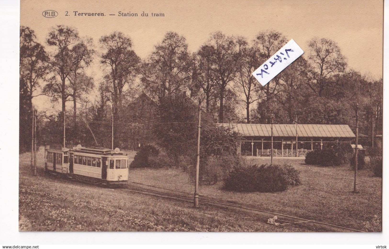 Tervuren :  station de tram - vicinal