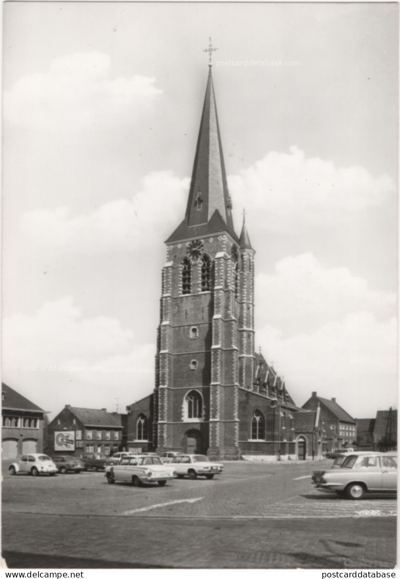 Tessenderlo - Kerk - & old cars