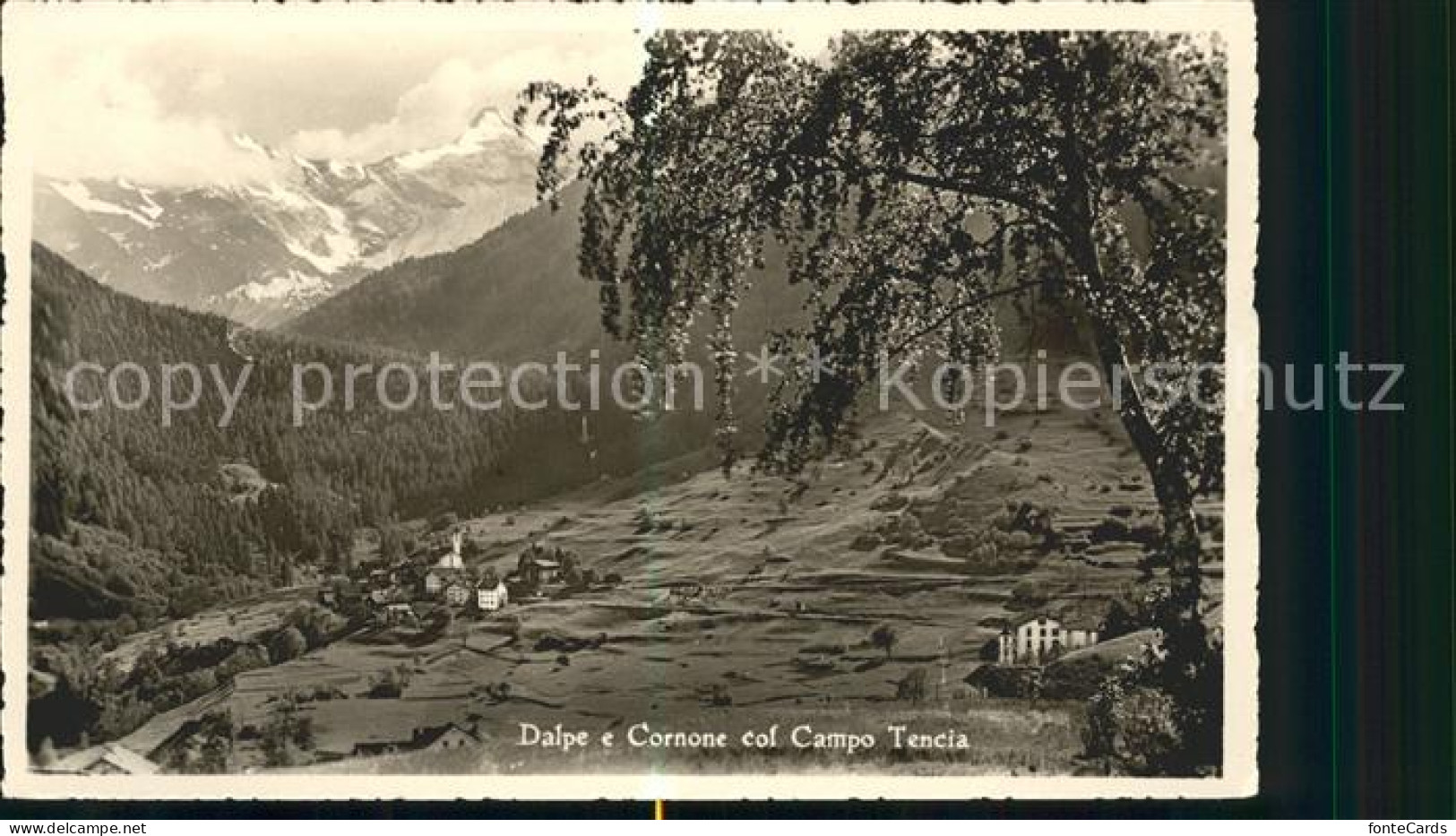 Tessin Ticino Dalpe e Cornone col Campo Tencia