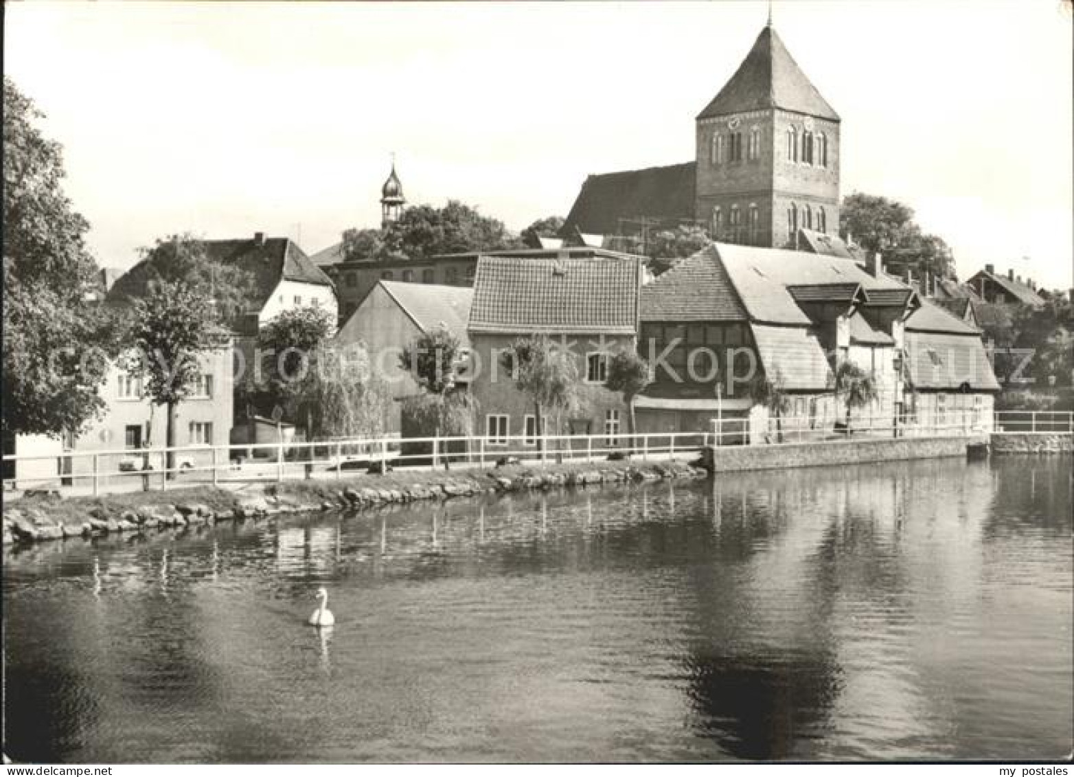Teterow Mecklenburg Vorpommern am Muehlenteich