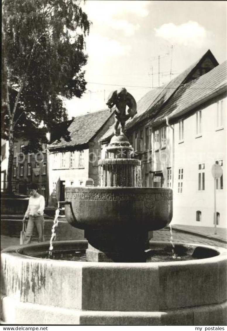 Teterow Mecklenburg Vorpommern Hechtbrunnen