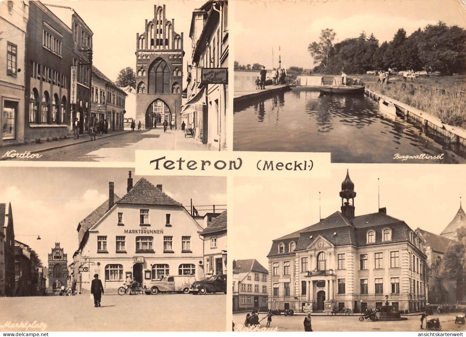 Teterow Stadtansichten ngl #169.103