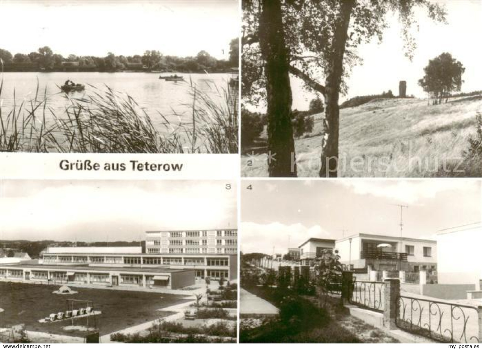 Teterow Teterower See Heidberge Kinderkombination Eigenheimsiedlung Bormuehlenwe