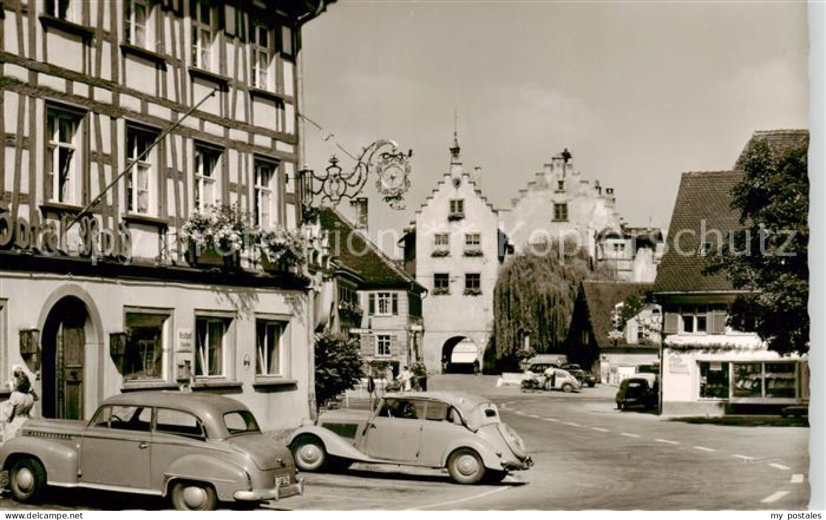 Tettnang Baerenplatz mit Torschloss
