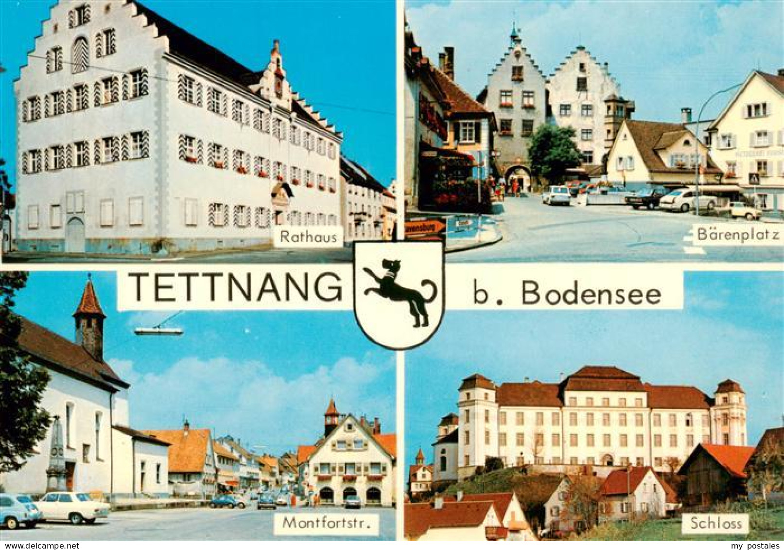 Tettnang Rathaus Baerenplatz Montfortstrasse Schloss