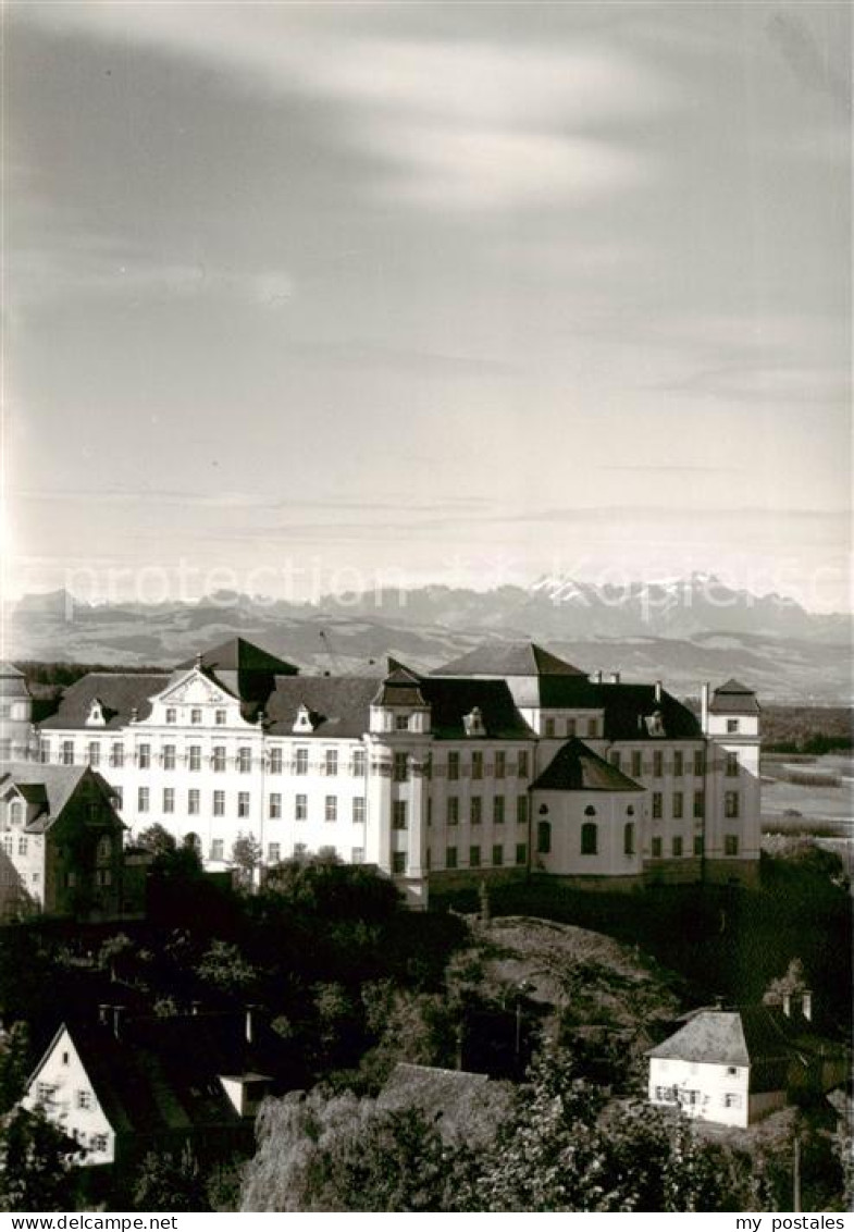 Tettnang Schloss gegen die Alpen