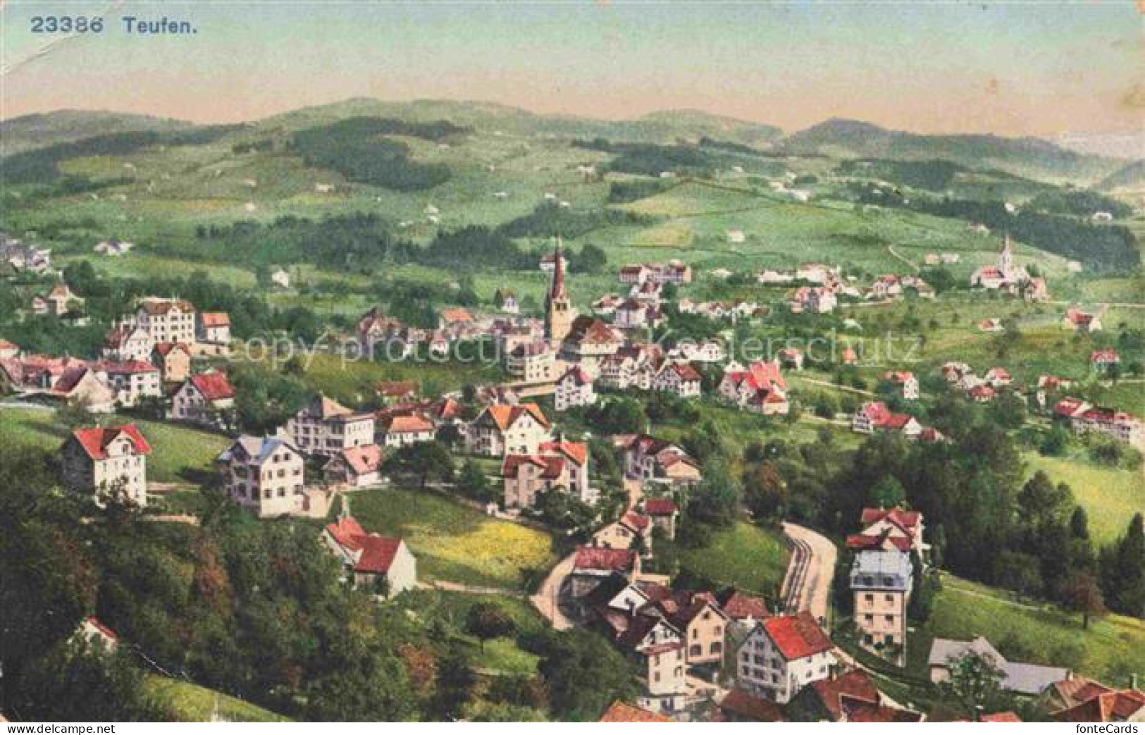 Teufen Appenzell AR Panorama