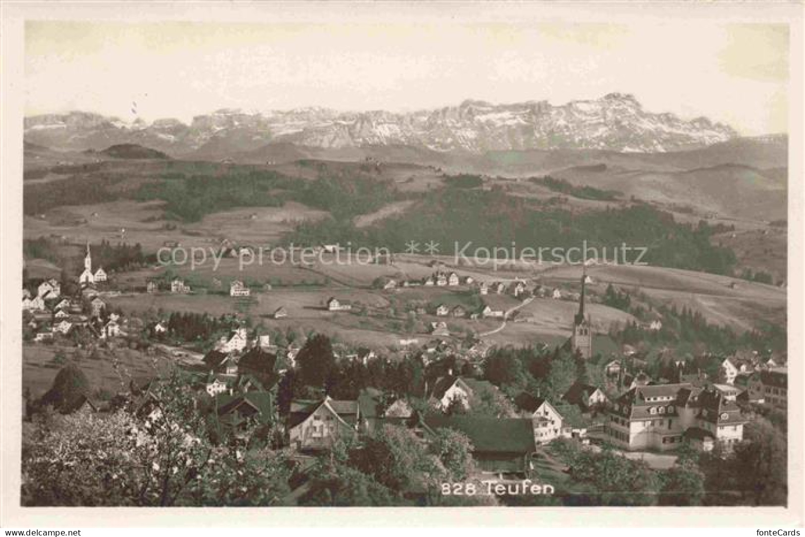Teufen Appenzell AR Panorama