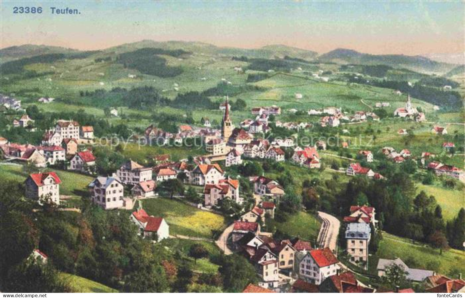 Teufen Appenzell AR Panorama