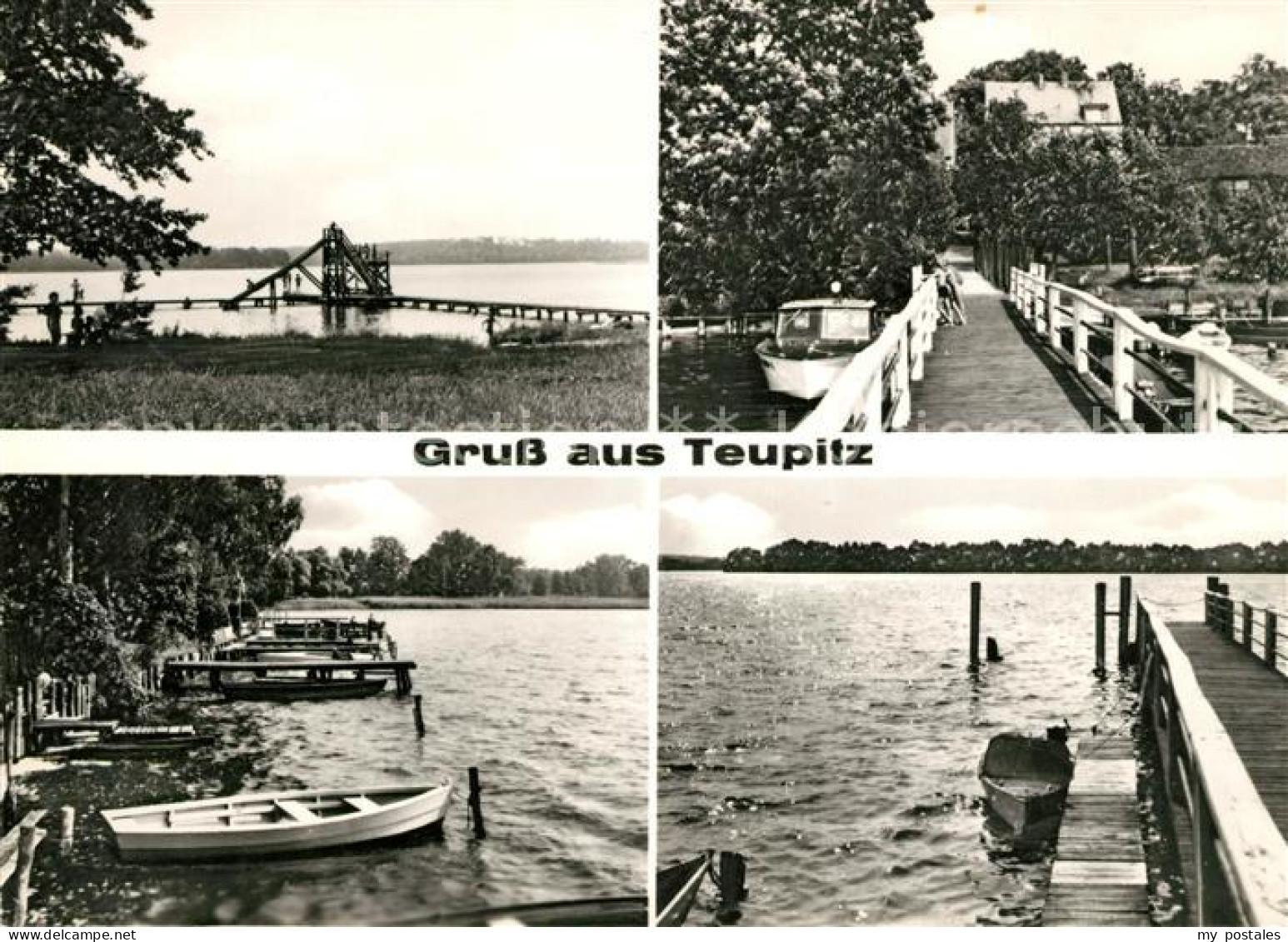 Teupitz Bootsanlegestelle Panoramen