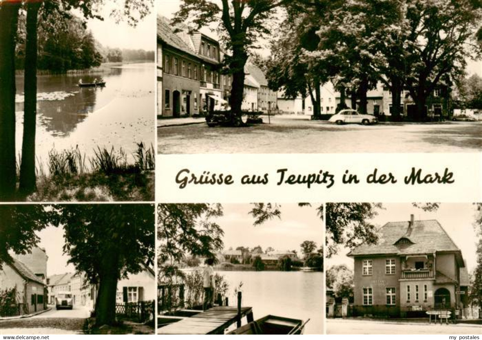 Teupitz Spreepartie Marktplatz Gasthaus Ortspartie