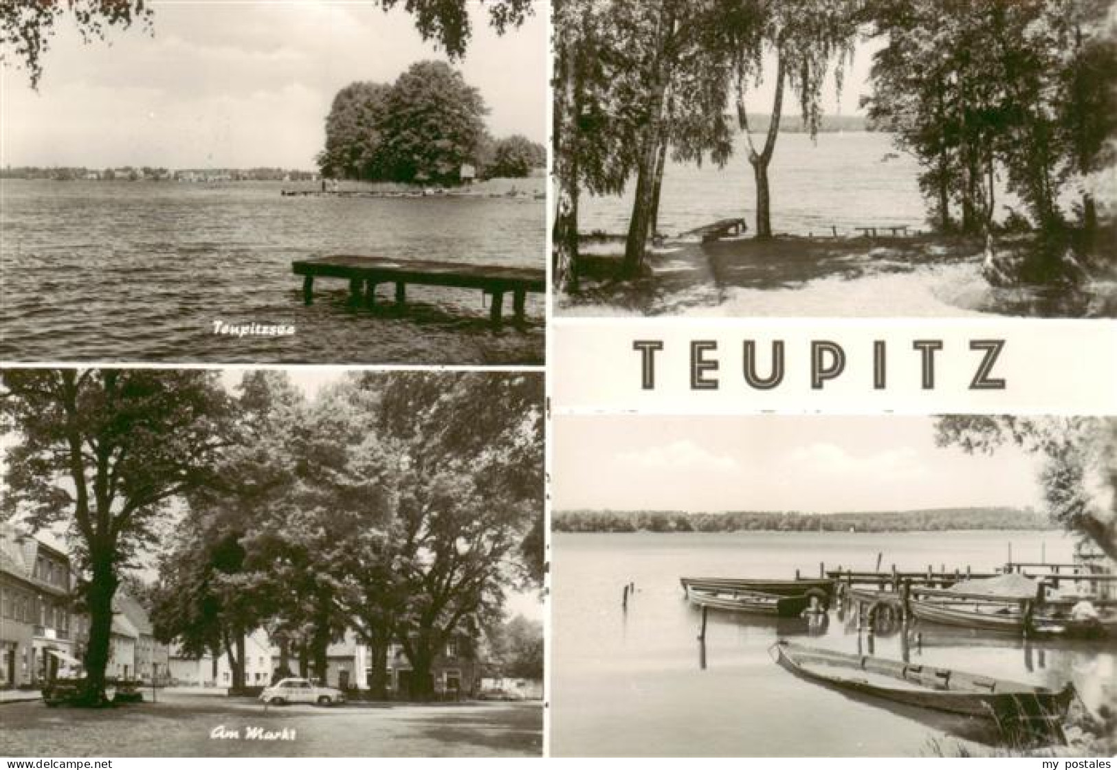 Teupitz Teupitzsee Am Markt Bootssteg