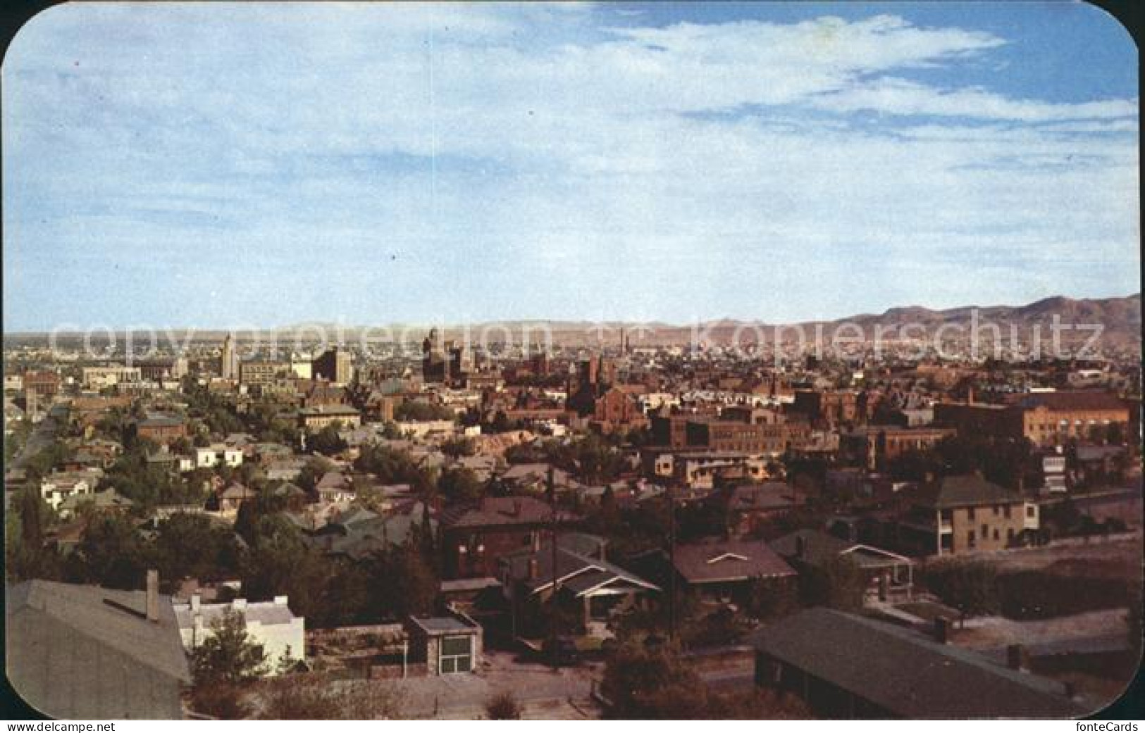 Texas City Scenic Drive El Paso