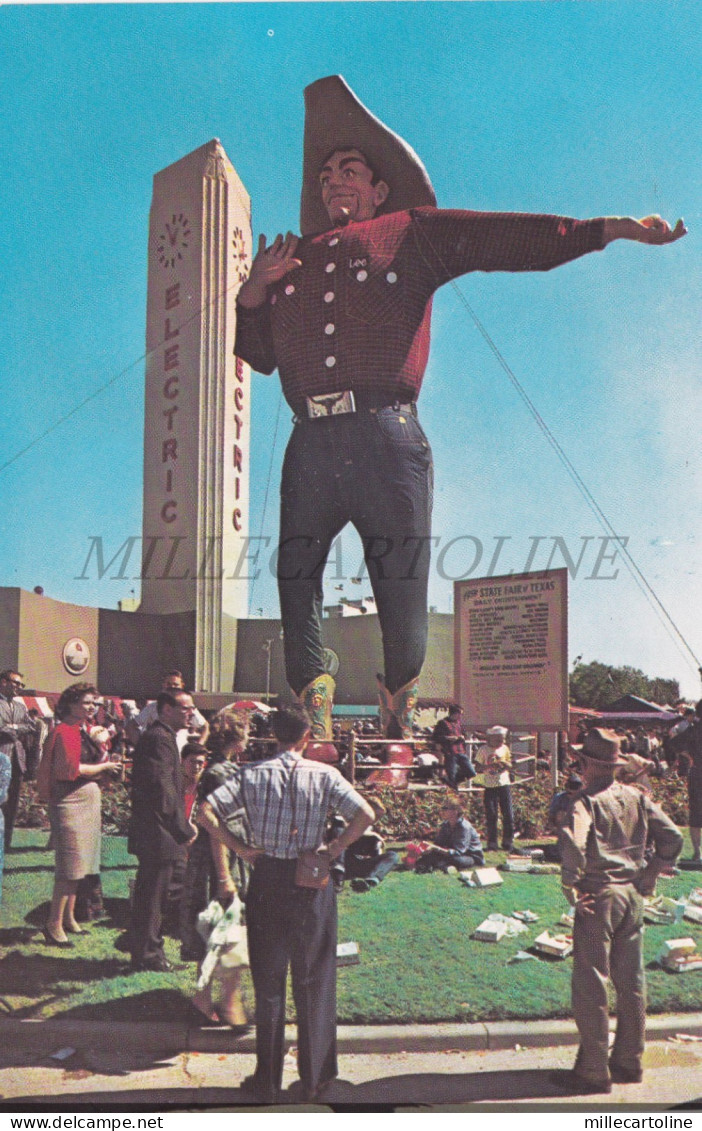TEXAS - Dallas, "Big Tex" World's Tallest Cowboy, Postcard