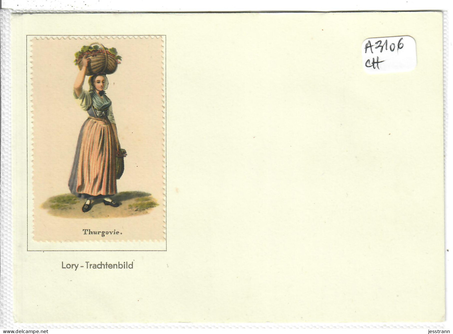 TG- THURGOVIE- ILLUSTRATION LORY-TRACHTENBILD- BERNISCHER FRAUENBUND