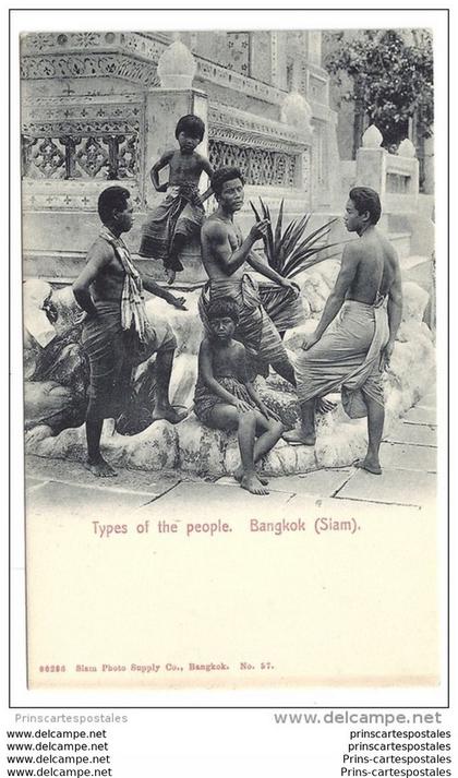 CPA Thailand Siam Types of the people Bangkok