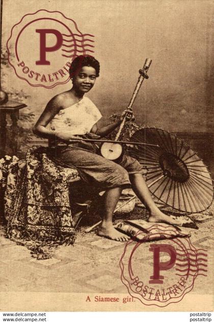 TAILANDIA. THAILANDE - A Siamese girl. MUSICA. MUSIECIENNE