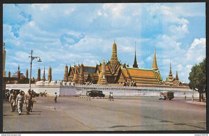 Thailand Bangkok postcard used 1965