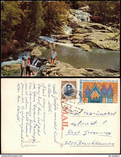 .Thailand ประเทศไทย Chiengmai Thailand Waterfall (Wasserfall) 1975