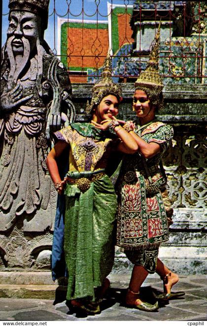 CPM Thailande Dancing actors Folklore