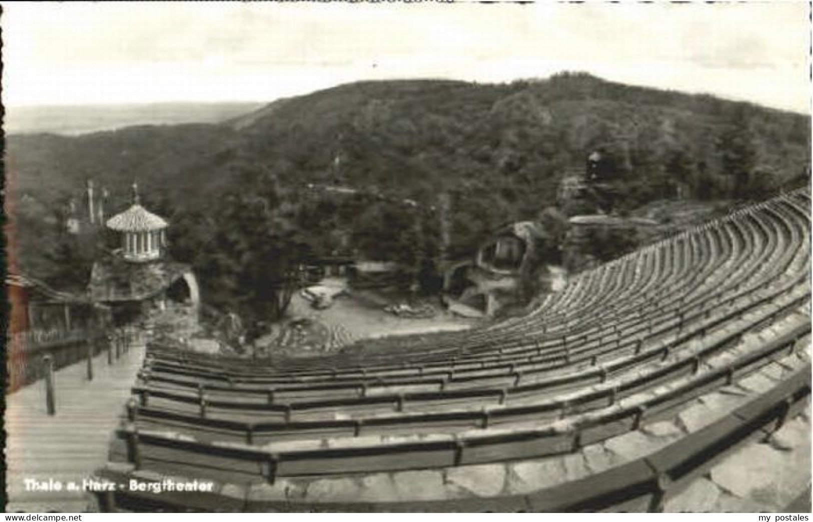 Thale Harz Thale Theater ungelaufen ca. 1955