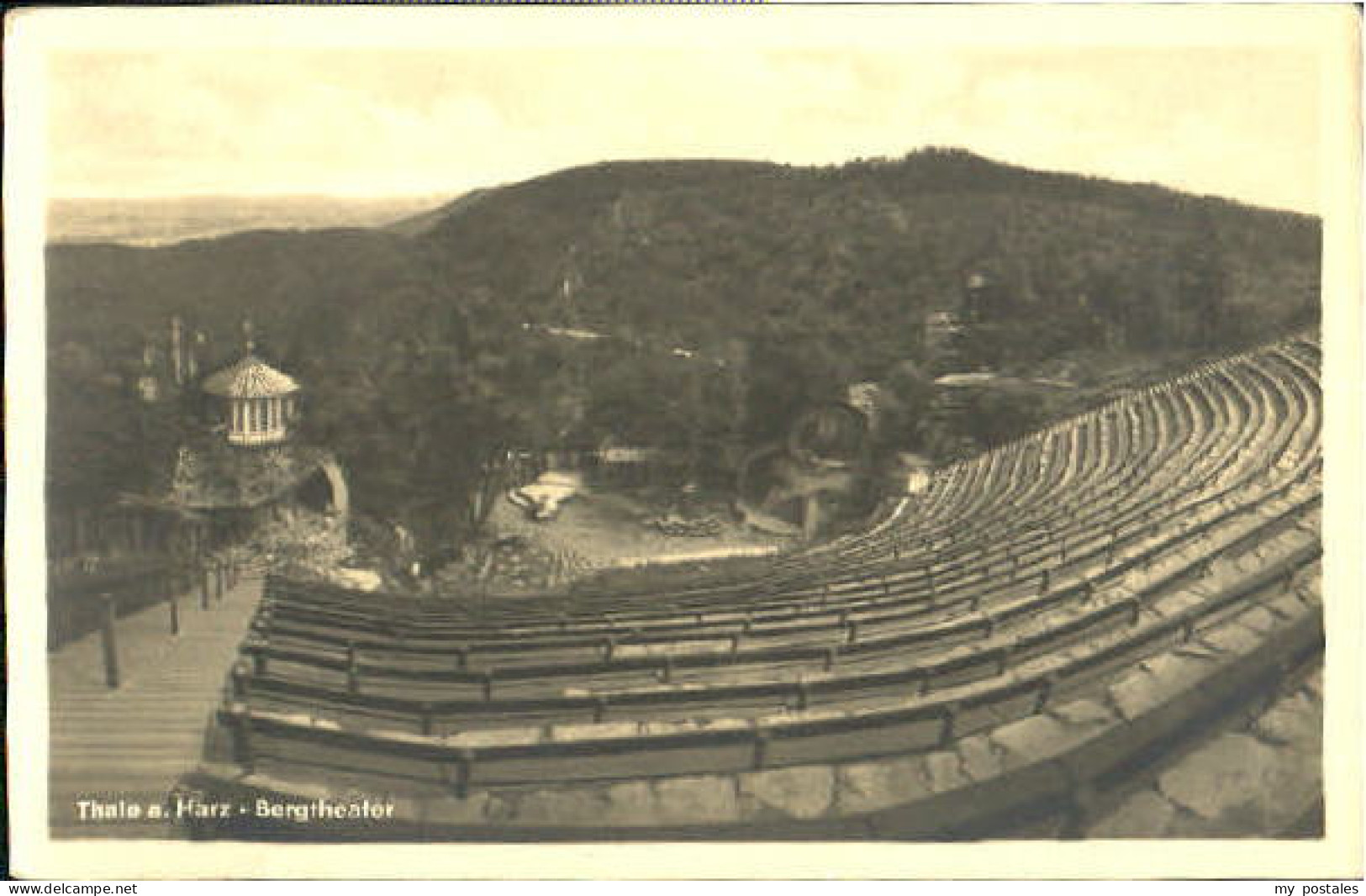 Thale Harz Thale Theater ungelaufen ca. 1955