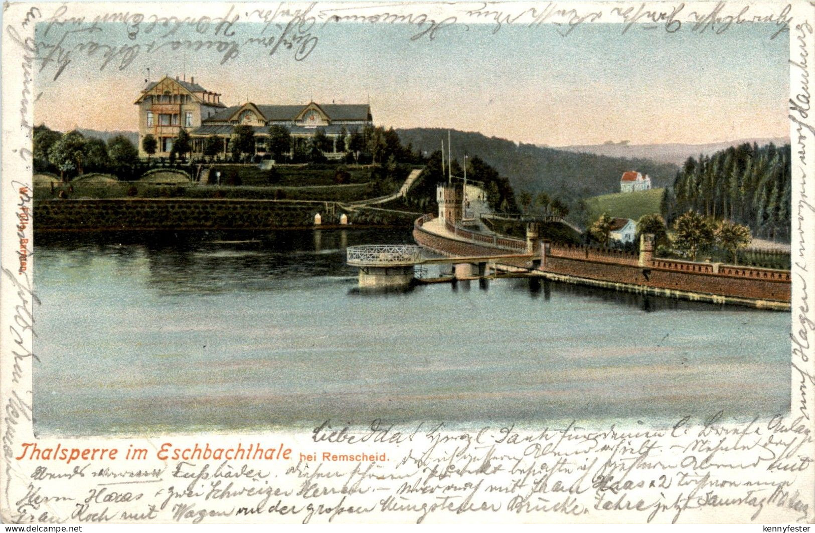 Thalsperre im Eschbachthale bei Remscheid