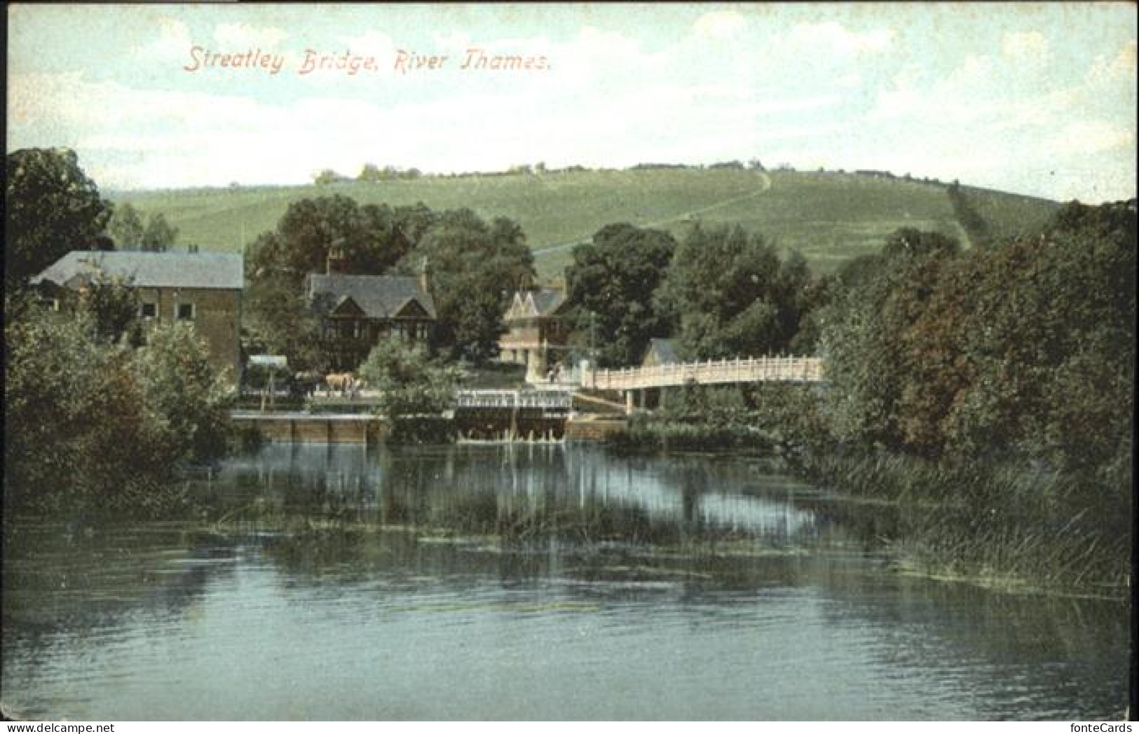 Thames Streatley Bridge River