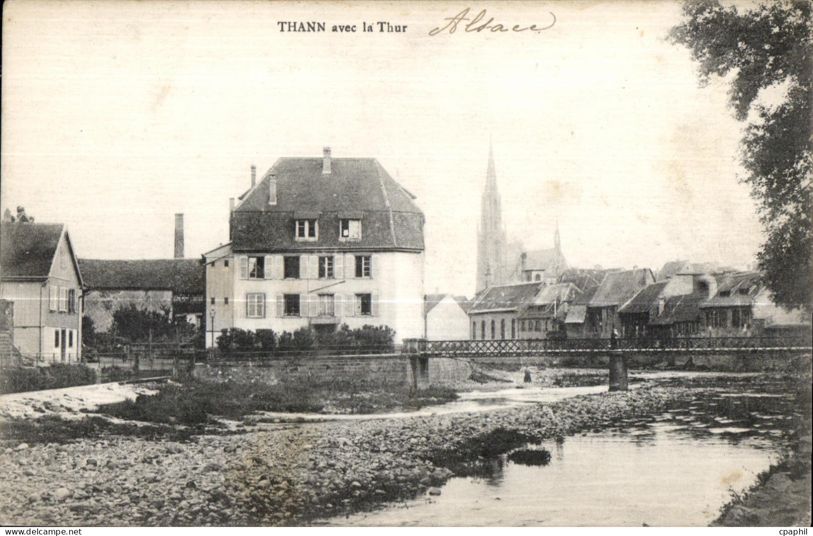 Thann - Avec la Thur - CPA