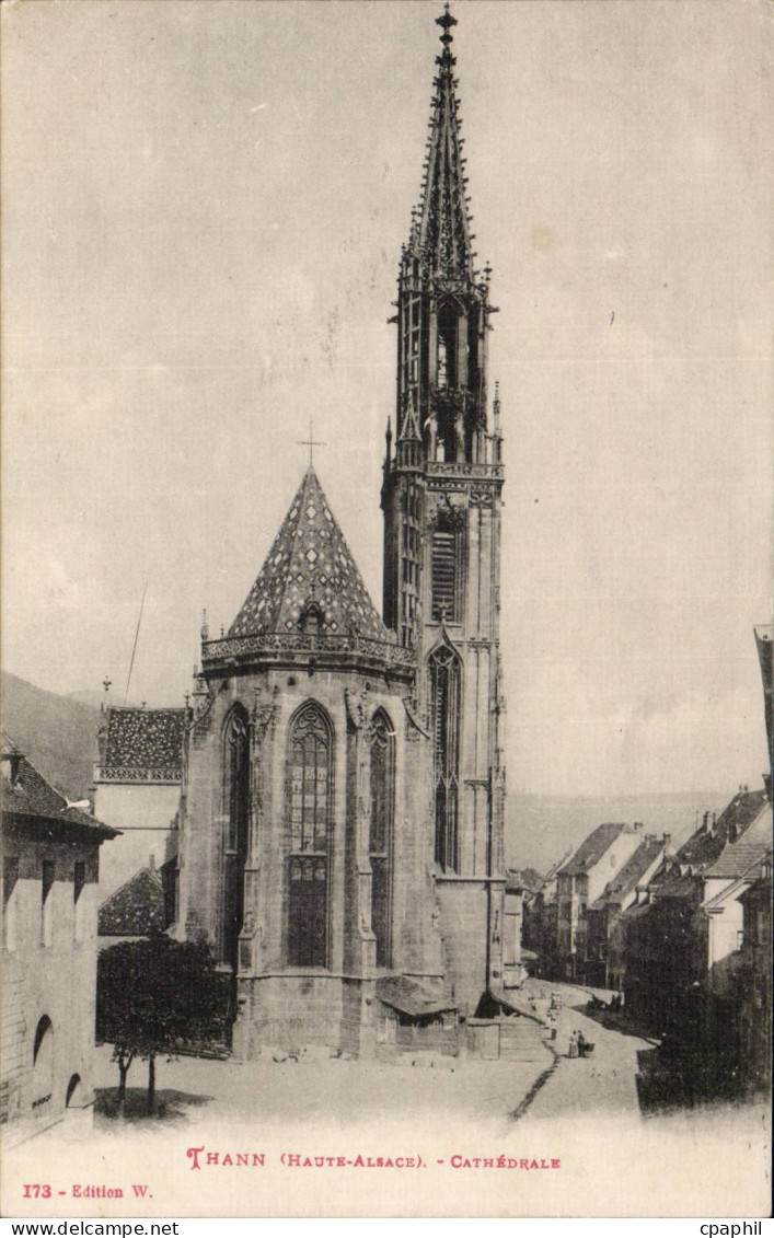 Thann - La Cathedrale - CPA