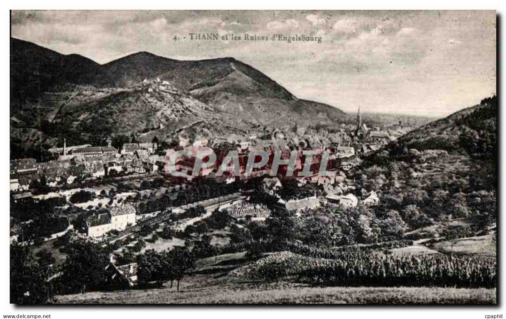 Thann - Ruines d Engelsbourg - CPA