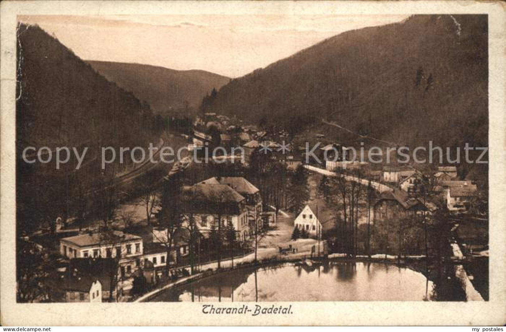 Tharandt Panorama Badetal