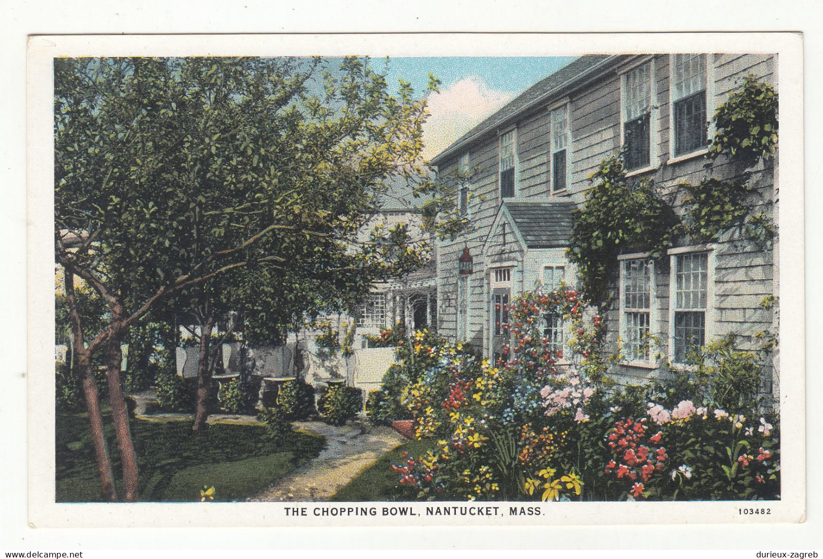 The Chopping Bowl, Nantucket, Mass. old postcard not posted 230701