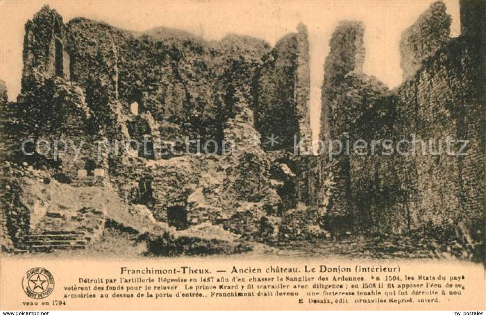 Theux Ancien chateau Le Donjon