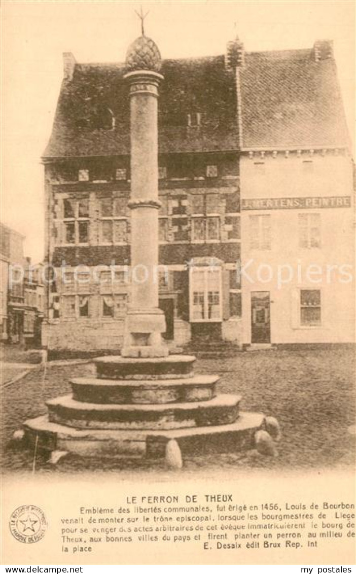 Theux Teu Belgie Le Ferron de Theux Embleme des libertes communales