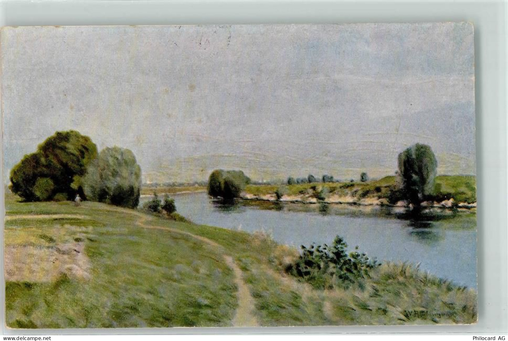 Thielle Zihl und Jura sign. William Röthlisberger Pro Juventute Schweiz ... - 39411558