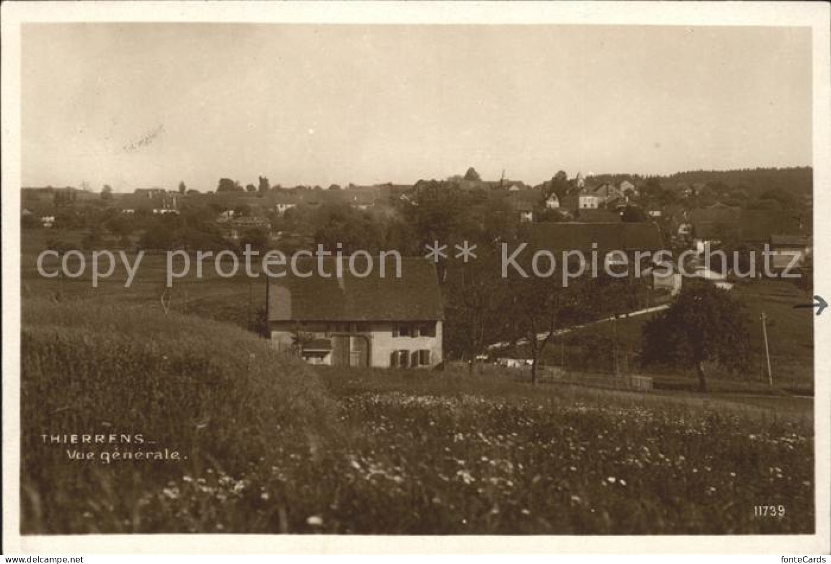 Thierrens Ortsansicht