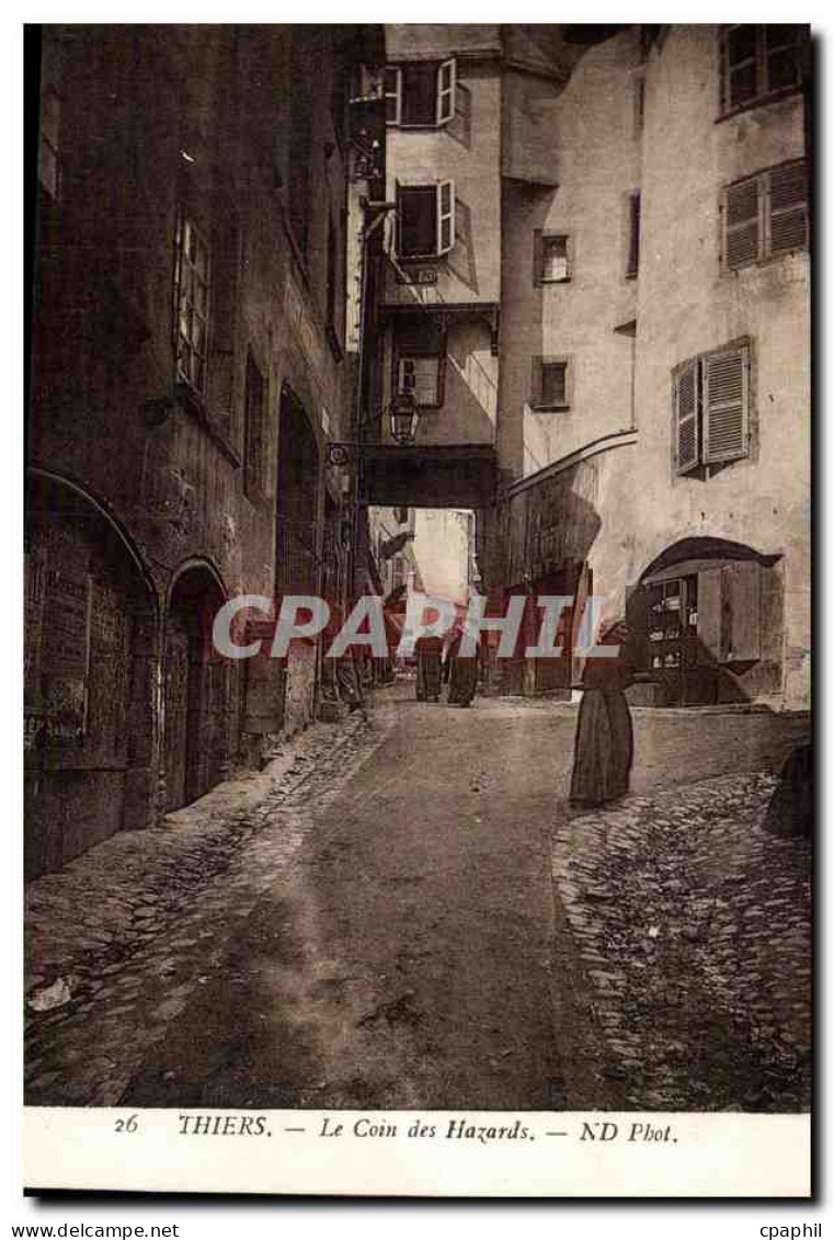 Thiers - Le Coin des Harzards - CPA