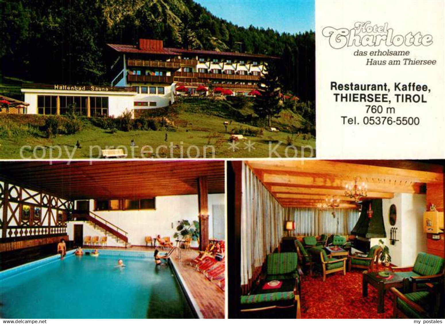 Thiersee Hotel Charlotte Hallenbad