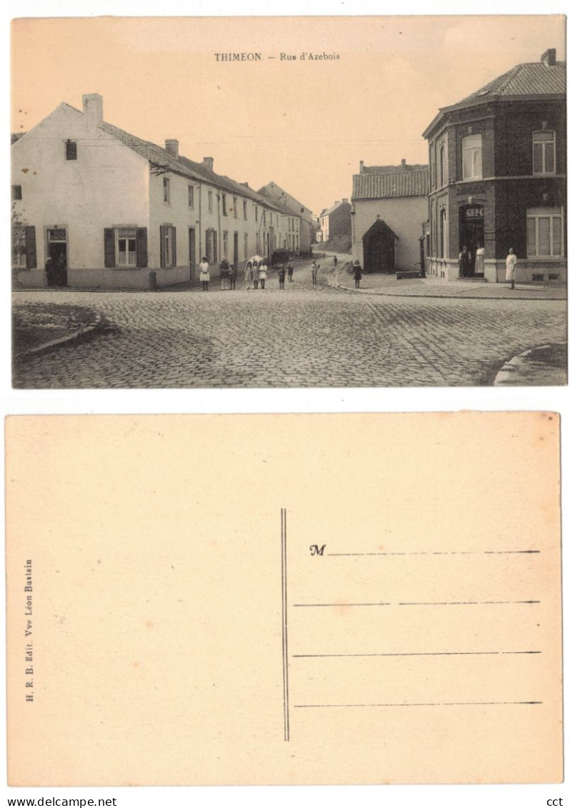 Thiméon  Pont-à-Celles   Rue d'Azebois