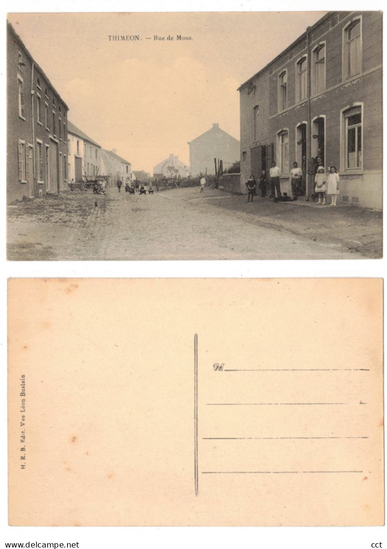 Thiméon  Pont-à-Celles  Rue de Mons