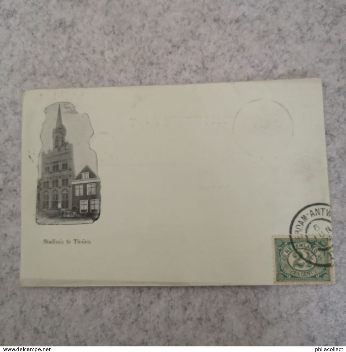 Tholen - Tolen (Zld.) Stadhuis te 1900